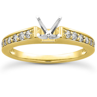 Diamond Accented Bridal Ring (0.23 t.c.w.) - view 14 of 28