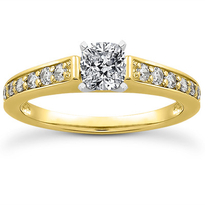 Diamond Accented Bridal Ring (0.23 t.c.w.) - view 13