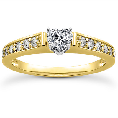 Diamond Accented Bridal Ring (0.23 t.c.w.) - view 11