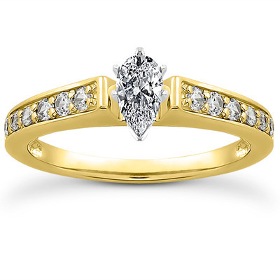 Diamond Accented Bridal Ring (0.23 t.c.w.) - view 8 of 28