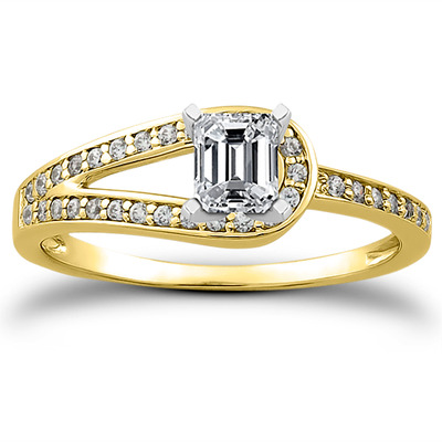 Pave Set Diamond Bridal Ring (0.17 t.c.w.) - view 10