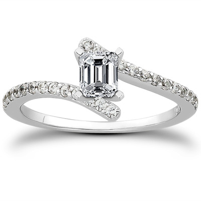 Petite Diamond Accented Engagement Ring (0.26 t.c.w.) - view 23