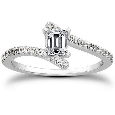 Petite Diamond Accented Engagement Ring (0.26 t.c.w.) - view 23 of 30