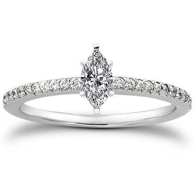 Petite Design Diamond Engagement Ring (0.18 ct.tw.) - view 19 of 28