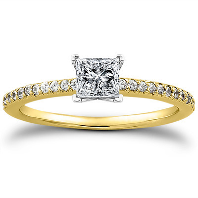 Petite Design Diamond Engagement Ring (0.18 ct.tw.) - view 5 of 28