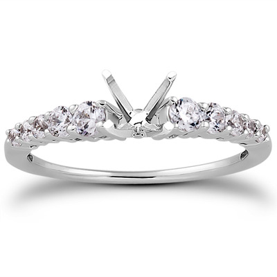 Shared Prong Diamond Engagement Ring (0.37 t.c.w.) - view 23