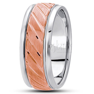 Custom Basic Design Wedding Band  - view 5