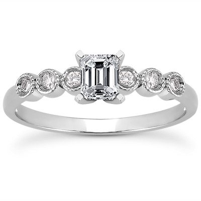 Diamond Bridal Ring (0.09 ct.tw.) - view 21