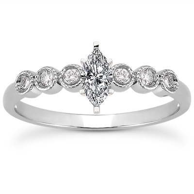 Diamond Bridal Ring (0.09 ct.tw.) - view 19