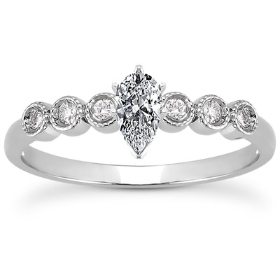 Diamond Bridal Ring (0.09 ct.tw.) - view 17