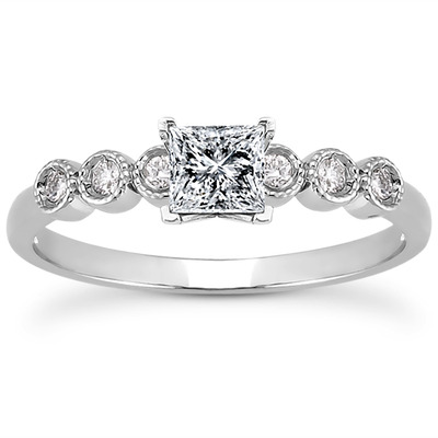 Diamond Bridal Ring (0.09 ct.tw.) - view 16