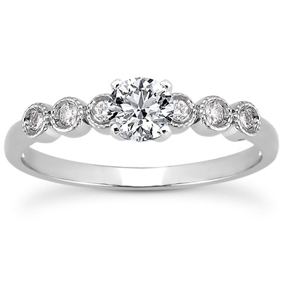 Diamond Bridal Ring (0.09 ct.tw.) - view 14