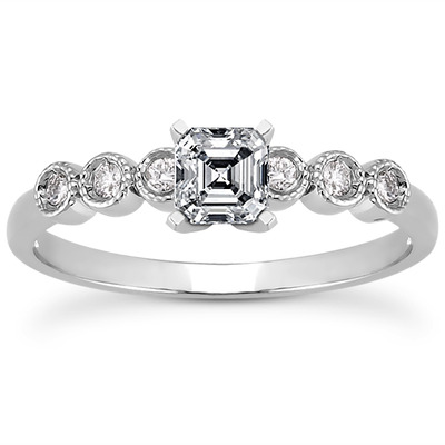 Diamond Bridal Ring (0.09 ct.tw.) - view 13