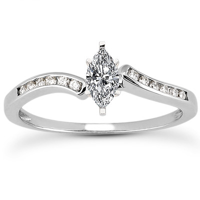 Elegant Diamond Engagement Ring (0.12 t.c.w.) - view 19