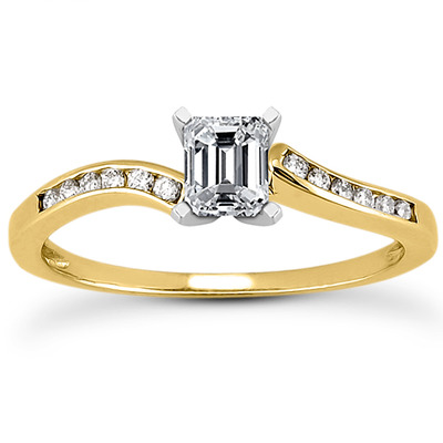 Elegant Diamond Engagement Ring (0.12 t.c.w.) - view 10