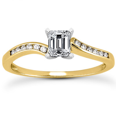 Elegant Diamond Engagement Ring (0.12 t.c.w.) - view 10 of 28