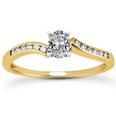 Elegant Diamond Engagement Ring (0.12 t.c.w.) - view 7 of 28