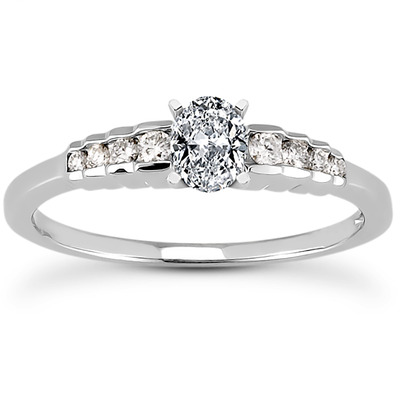 Exquisite Diamond Engagement Ring (0.11 ct. t.w.) - view 21