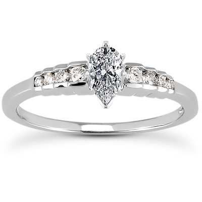 Exquisite Diamond Engagement Ring (0.11 ct. t.w.) - view 20