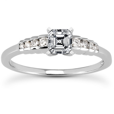 Exquisite Diamond Engagement Ring (0.11 ct. t.w.) - view 16