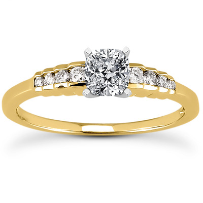 Exquisite Diamond Engagement Ring (0.11 ct. t.w.) - view 14