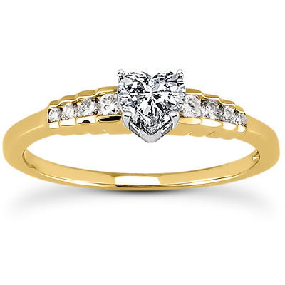 Exquisite Diamond Engagement Ring (0.11 ct. t.w.) - view 12