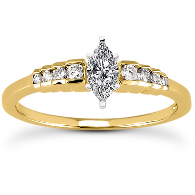 Exquisite Diamond Engagement Ring (0.11 ct. t.w.) - view 11