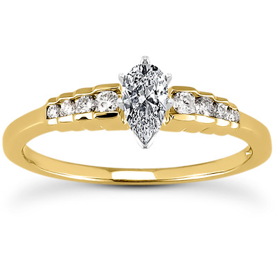 Exquisite Diamond Engagement Ring (0.11 ct. t.w.) - view 9