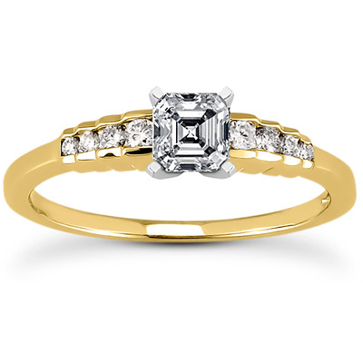 Exquisite Diamond Engagement Ring (0.11 ct. t.w.) - view 5