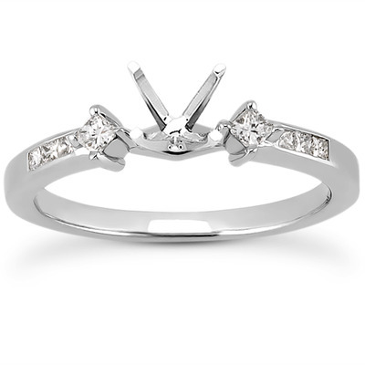 Multi Shape Diamond Engagement Ring (0.20 t.c.w.) - view 23 of 28