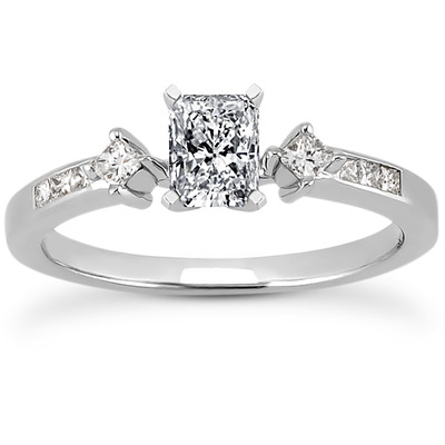 Multi Shape Diamond Engagement Ring (0.20 t.c.w.) - view 1