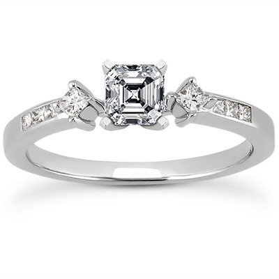 Multi Shape Diamond Engagement Ring (0.20 t.c.w.) - view 13