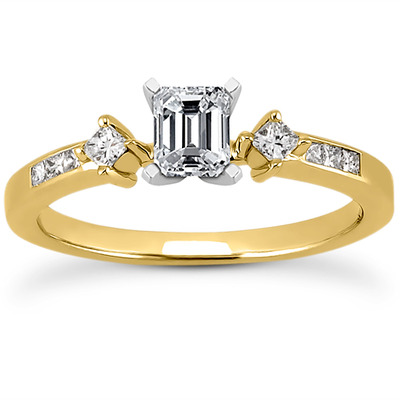 Multi Shape Diamond Engagement Ring (0.20 t.c.w.) - view 10