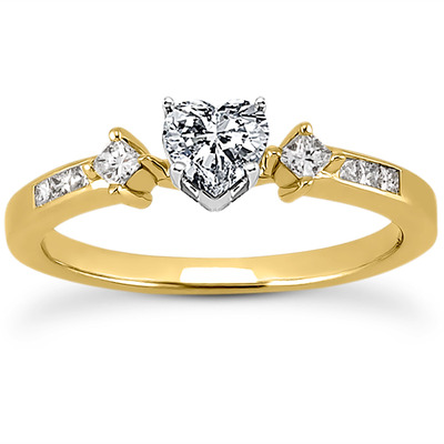 Multi Shape Diamond Engagement Ring (0.20 t.c.w.) - view 9