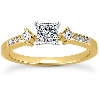 Multi Shape Diamond Engagement Ring (0.20 t.c.w.) - view 5