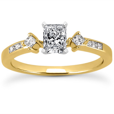 Multi Shape Diamond Engagement Ring (0.20 t.c.w.) - view 4