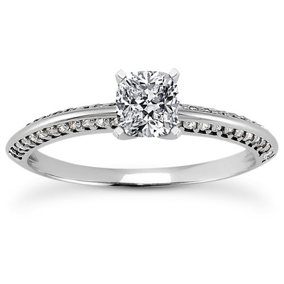 Diamond Accented Bridal Ring (0.24 t.c.w.) - view 22