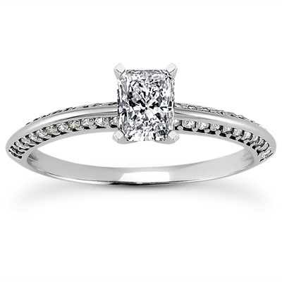 Diamond Accented Bridal Ring (0.24 t.c.w.) - view 1 of 28