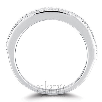 Channel Set Round Cut Diamond Wedding Band (0.25 ct.tw) - view 1 of 8