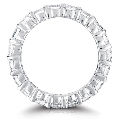 0.75 ct. Round Cut Prong Set Diamond Eternity Wedding Band - view 5