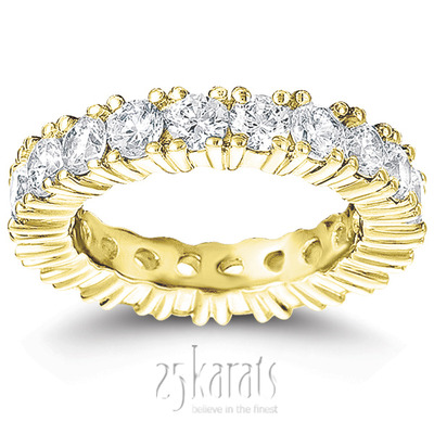 2.85 ct. Diamond Eternity Wedding Band - view 2