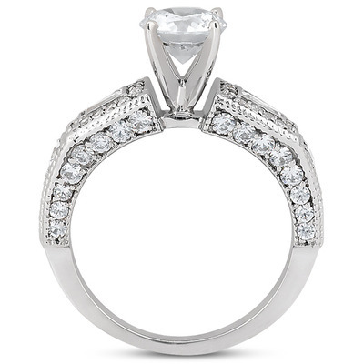 0.84 ct. Diamond Engagement Ring - view 3 of 3