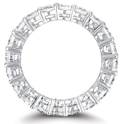 Classic Common Prong Basket setting Diamond Eternity Band (0.87 ct. tw.) - view 3