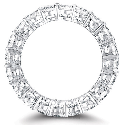 Classic Common Prong Basket setting Diamond Eternity Band (0.87 ct. tw.) - view 3 of 4