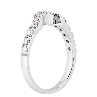 Matching Band with 0.325 ct.tw for Diamond Bridal Ring - view 2