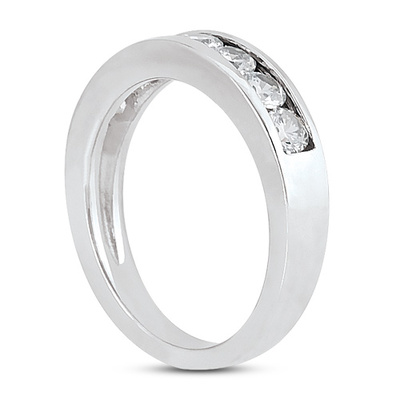 0.21  ct. tw. Classic Channel Diamond Wedding Band - view 2