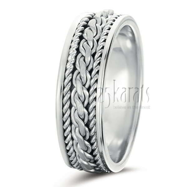 Attractive Handcrafted Wedding Ring - view 2