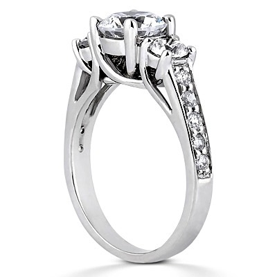 Trellis Setting Diamond Engagement Ring (0.55ct tw.)  - view 3