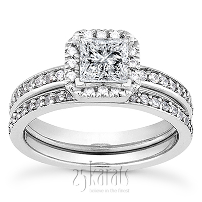 0.22 ct. Diamond Bridal Ring - view 3