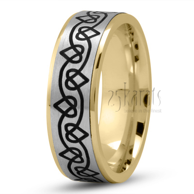 Lovely Heart Design Wedding Ring - view 4